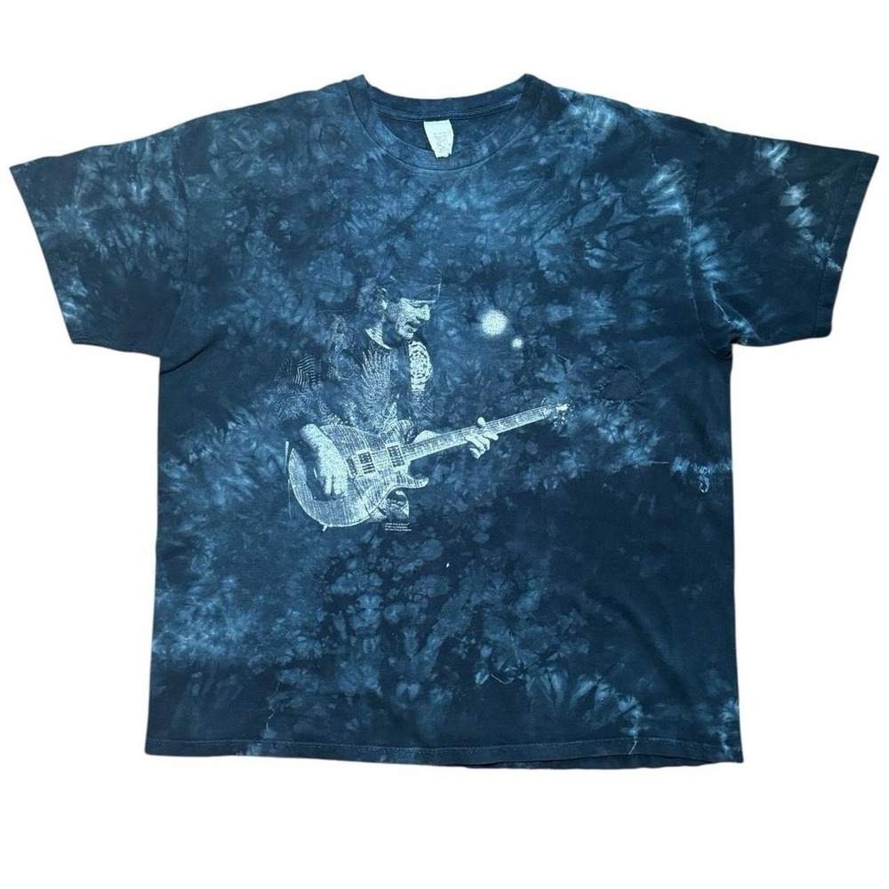 Vintage 2001 Carlos Santana Licensed TyeDye XXL Band Merch T-shirt